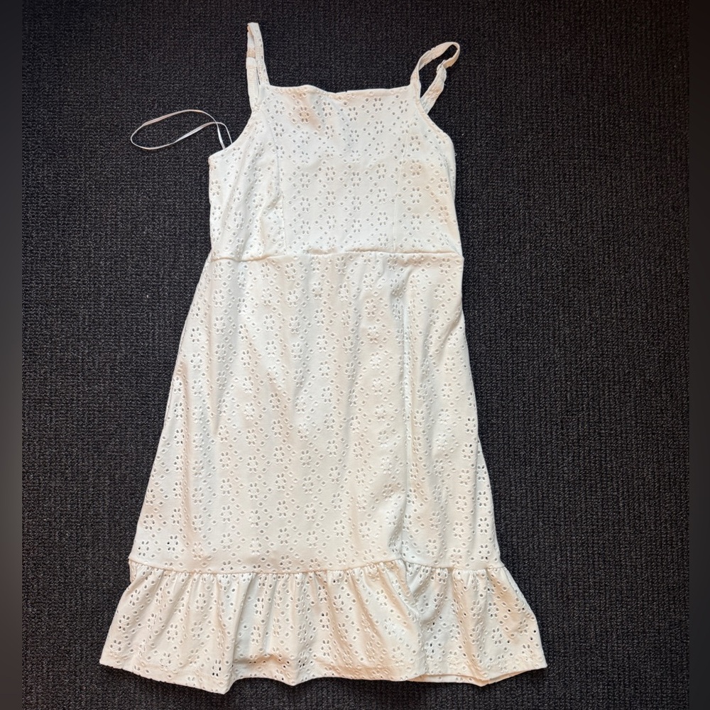 KIDS White Sleeveless Dress size 14